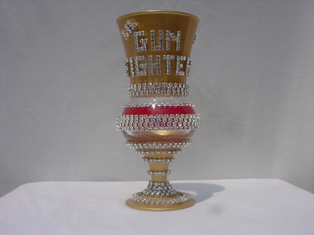 rot Iced Out Bling Glas Pimp Cup Becher gold 
